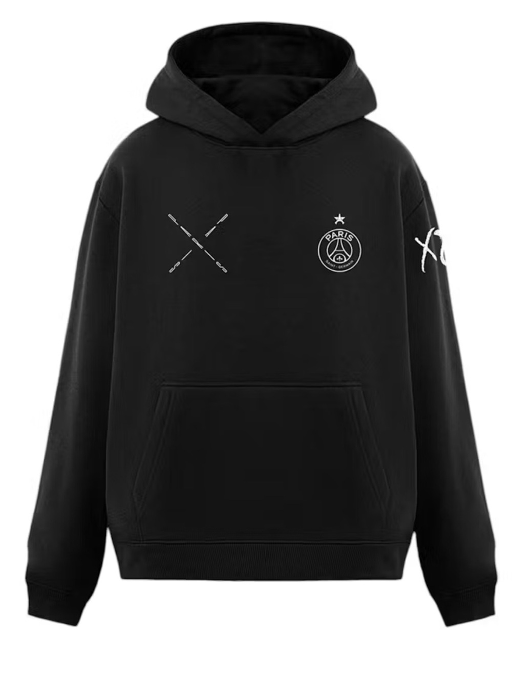 New The Weeknd PSG x XO Hoodie Black Men’s XL Soccer football